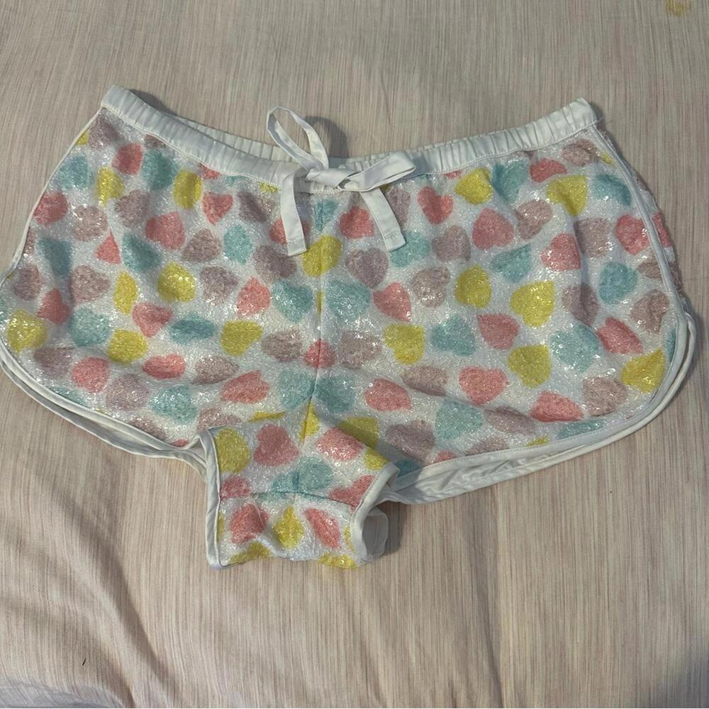 Victorias Secret Candy Heart shorts
